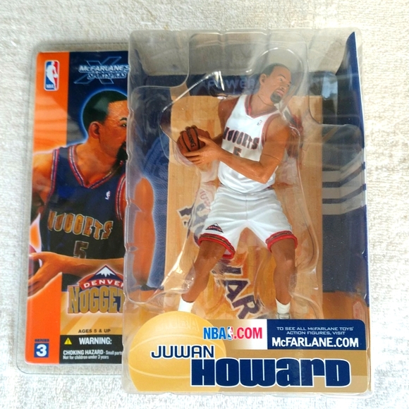 McFarlane Juwan Howard NBA Series 5 Denver Nuggets Variant Sports Figure 2003 - Picture 6 of 9